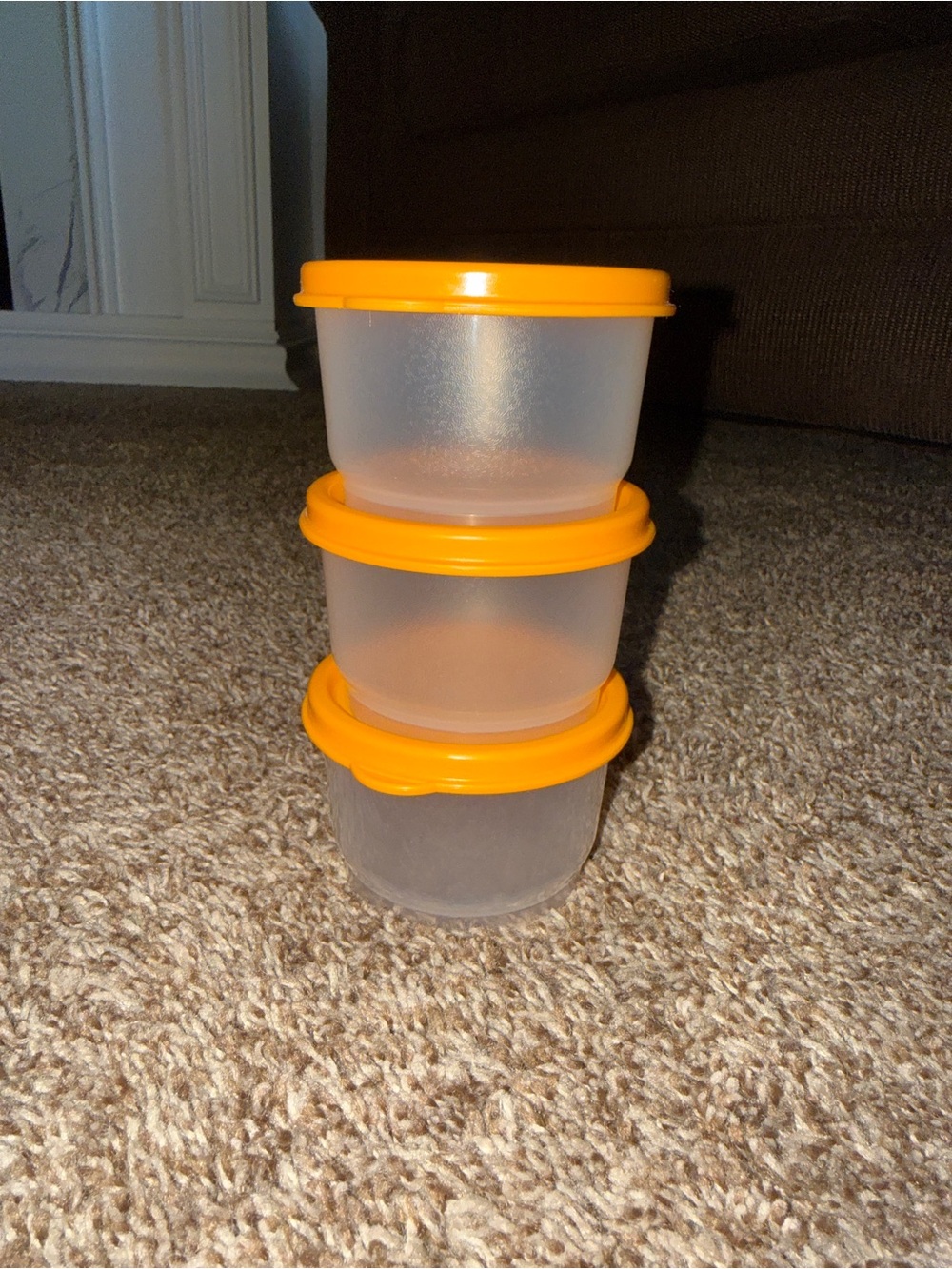 Lot of 3 Tupperware Snack Cups